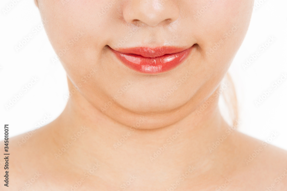 Obraz premium 顎の脂肪