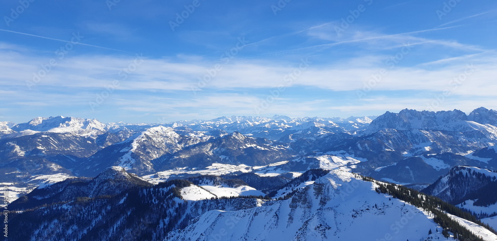 Frozen german alps