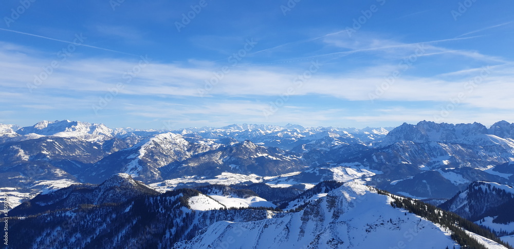Frozen bavarian alps