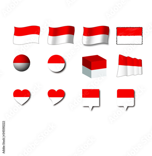 デザインインドネシア国旗 | Design Flag of Indonesia