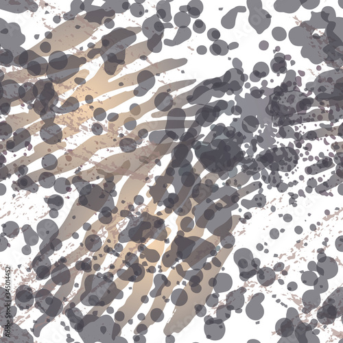 Stains Seamless Pattern. Fashion Concept. 