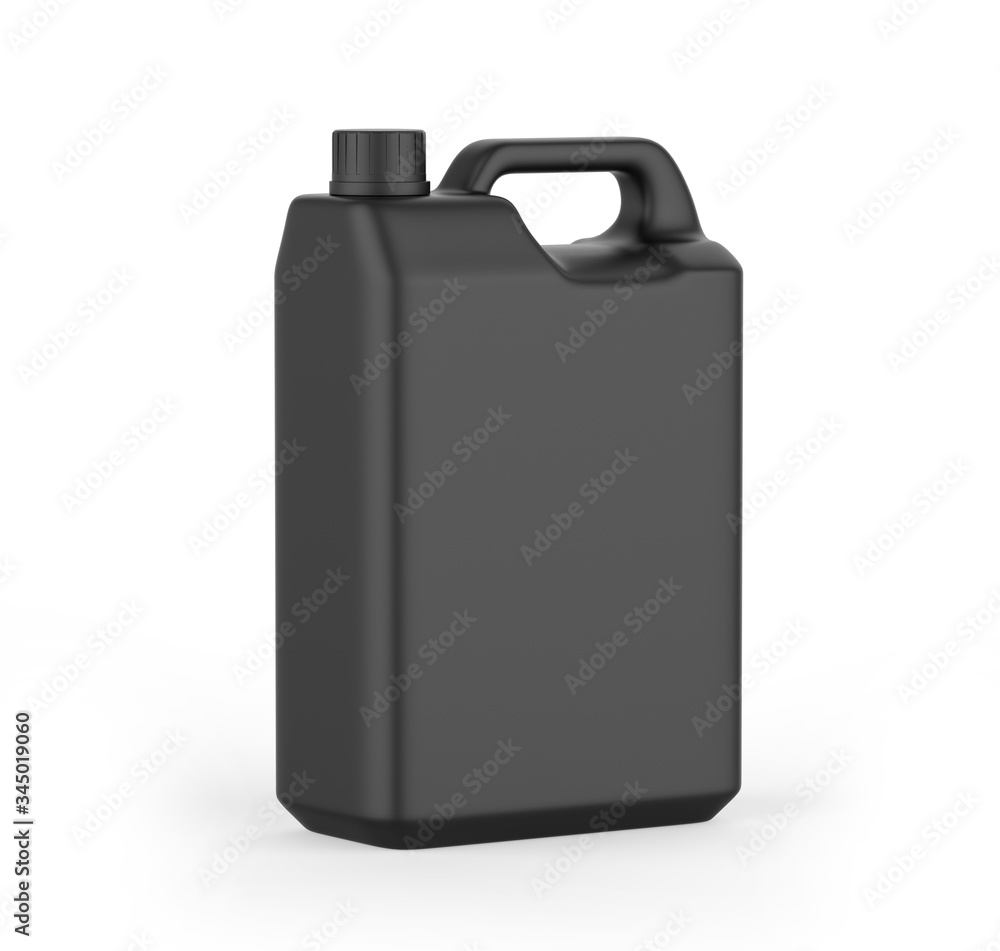 Blank Plastic Jerry Can For Branding And Mock up, 3d Render Illustration. Blank Plastic Jerry Can For Branding And Mock up, 3d Render Illustration.