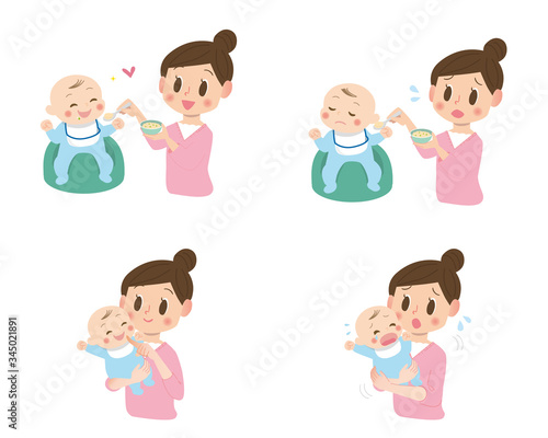 赤ちゃんとママ