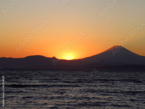 夕暮れ