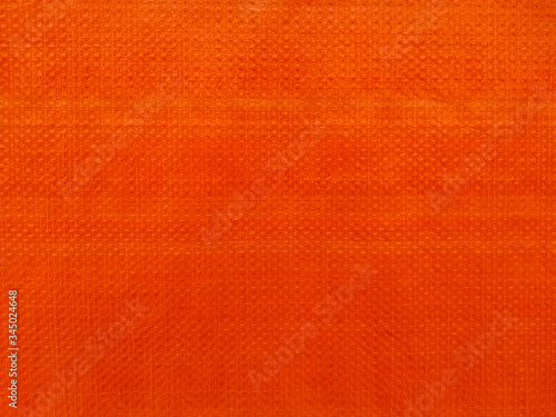 Orange tarpaulin plastic texture