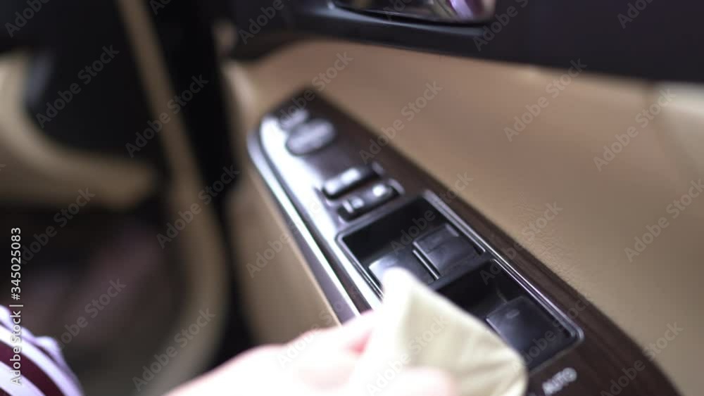 Cleaning car on holiday at home Cleaning car on holiday at home