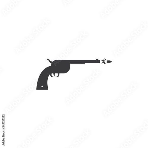 shotgun icon or logo isolated