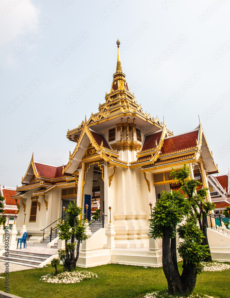 Wat Thep Sirin Thrawata, a buddhist temple of Bangkok, Thailand