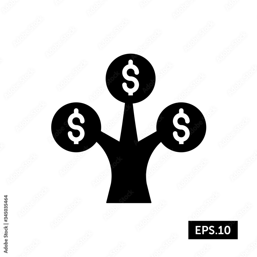 Money invest Icon, Money invest Sign/Symbol Vector Money invest Icon, Money invest Sign/Symbol Vector