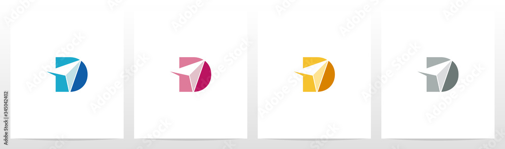 Arrowhead On Letter Logo Design D Arrowhead On Letter Logo Design D
