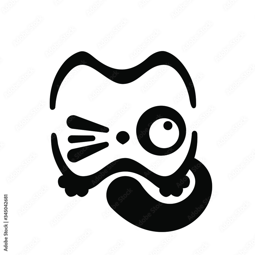 Rebus the kitten, with the word Rebus the kitten, with the word