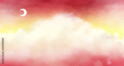 背景素材 朝夕 風景 空 水彩 赤 幻想的 Stock Illustration Adobe Stock 背景素材 朝夕 風景 空 水彩 赤 幻想的 Stock Illustration Adobe Stock