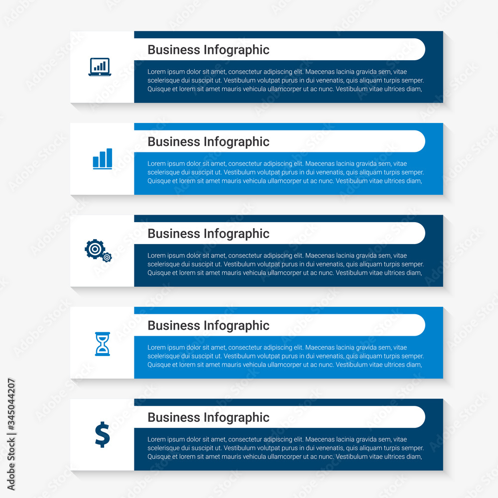 Fototapeta premium Modern Infographic Choice Template