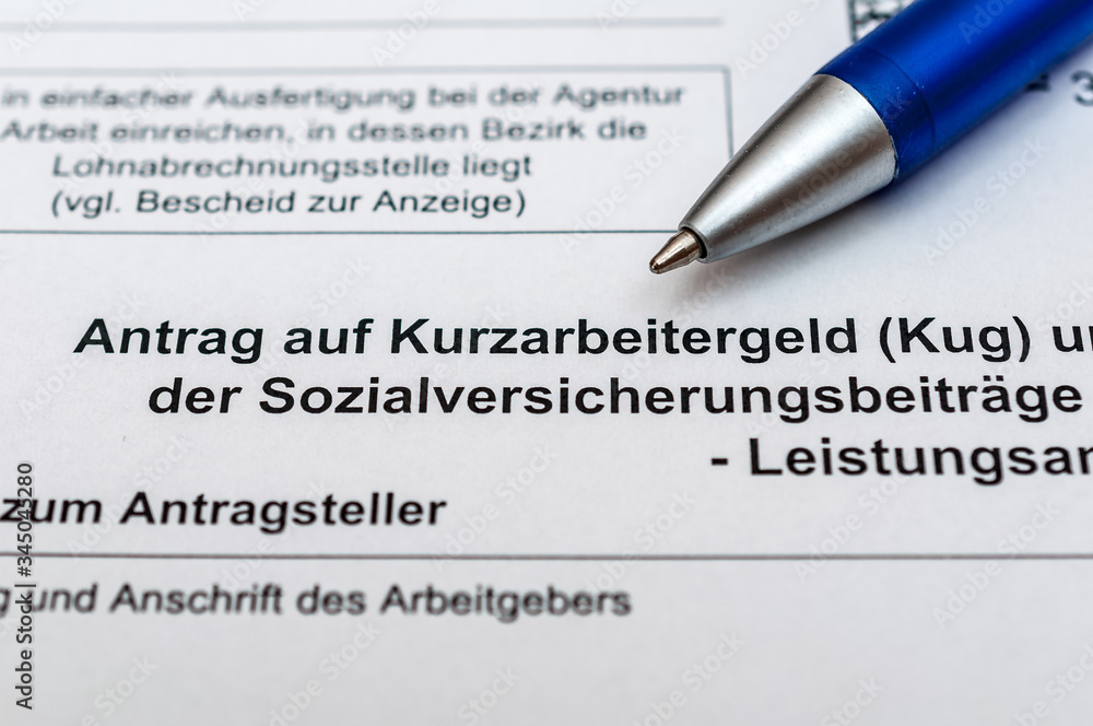 Antrag Arbeitsamt auf Kurzarbeit (KUG) einreichen Antrag Arbeitsamt auf Kurzarbeit (KUG) einreichen