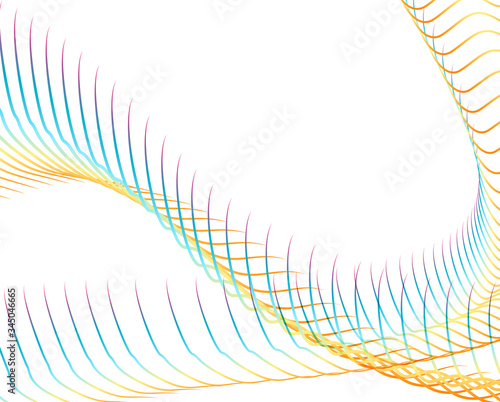 Abstract background blend wave line design for Wallpaper, Banner, Background, Card, Book Illustration, landing page