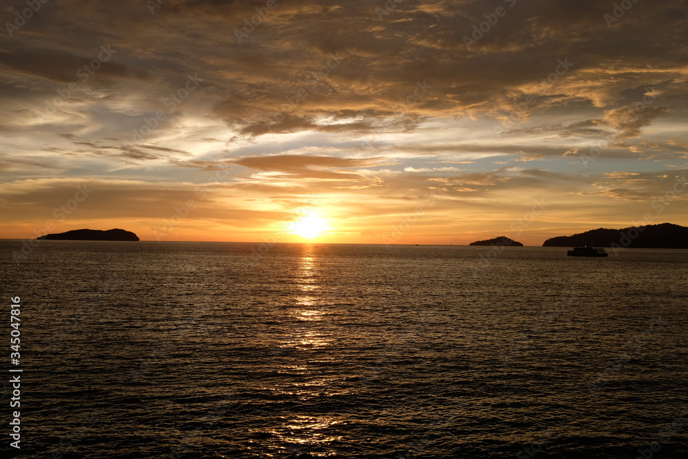 Sonnenuntergang in Sabah