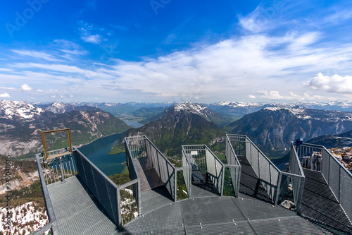 Austria, Dachstein, 5 Fingers Observation Deck, Wide angle. photo