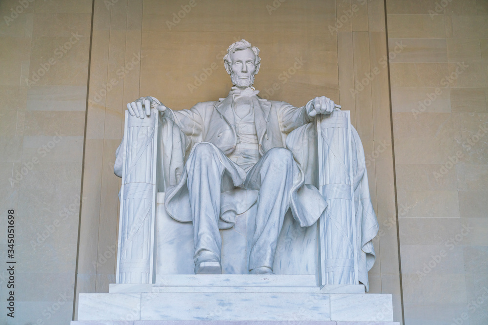 Lincoln Memorial in the National Mall, Washington DC.