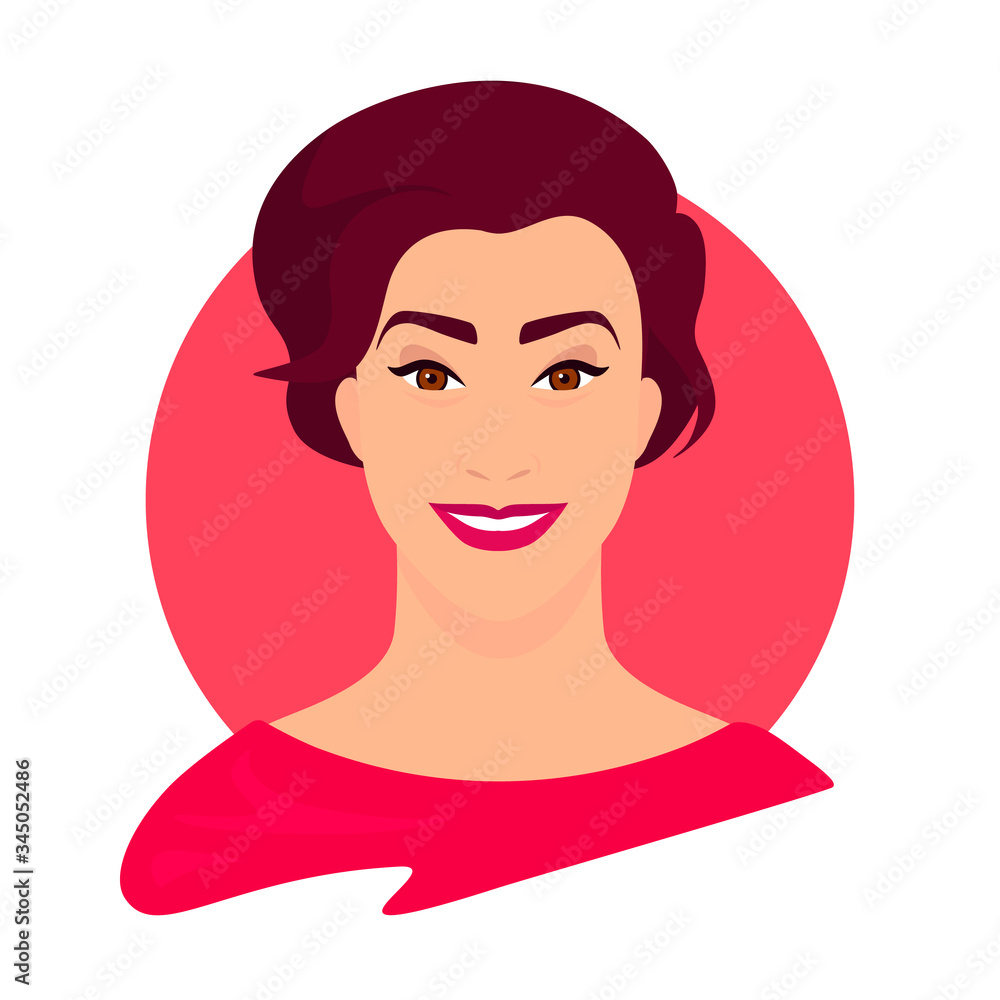 girl profile on isolated background vector illustration girl profile on isolated background vector illustration