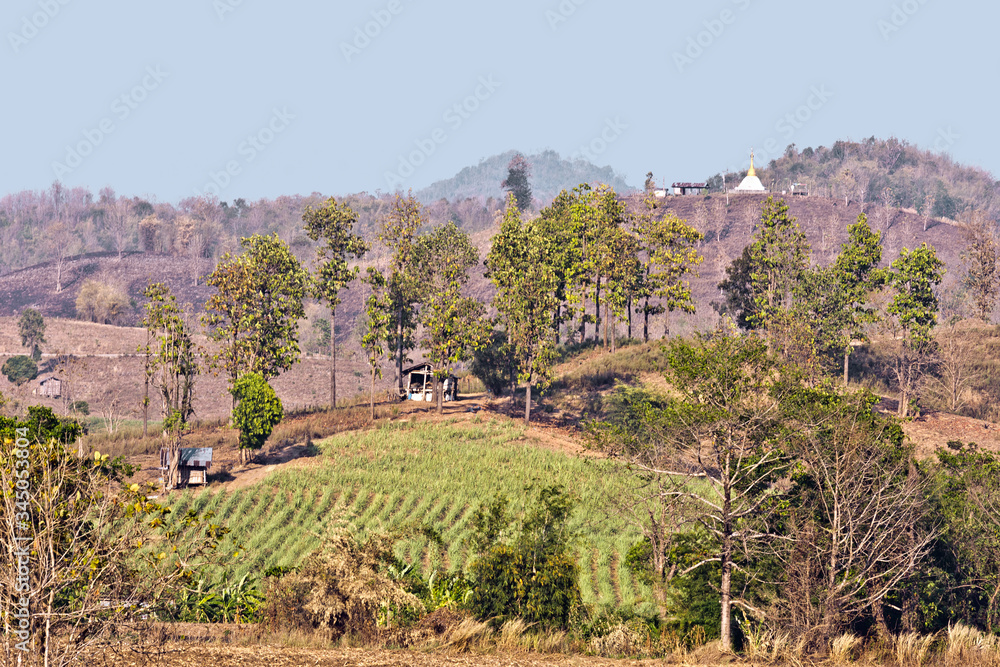 Scenic Landscape at Mae Sot, Thailand, Asia