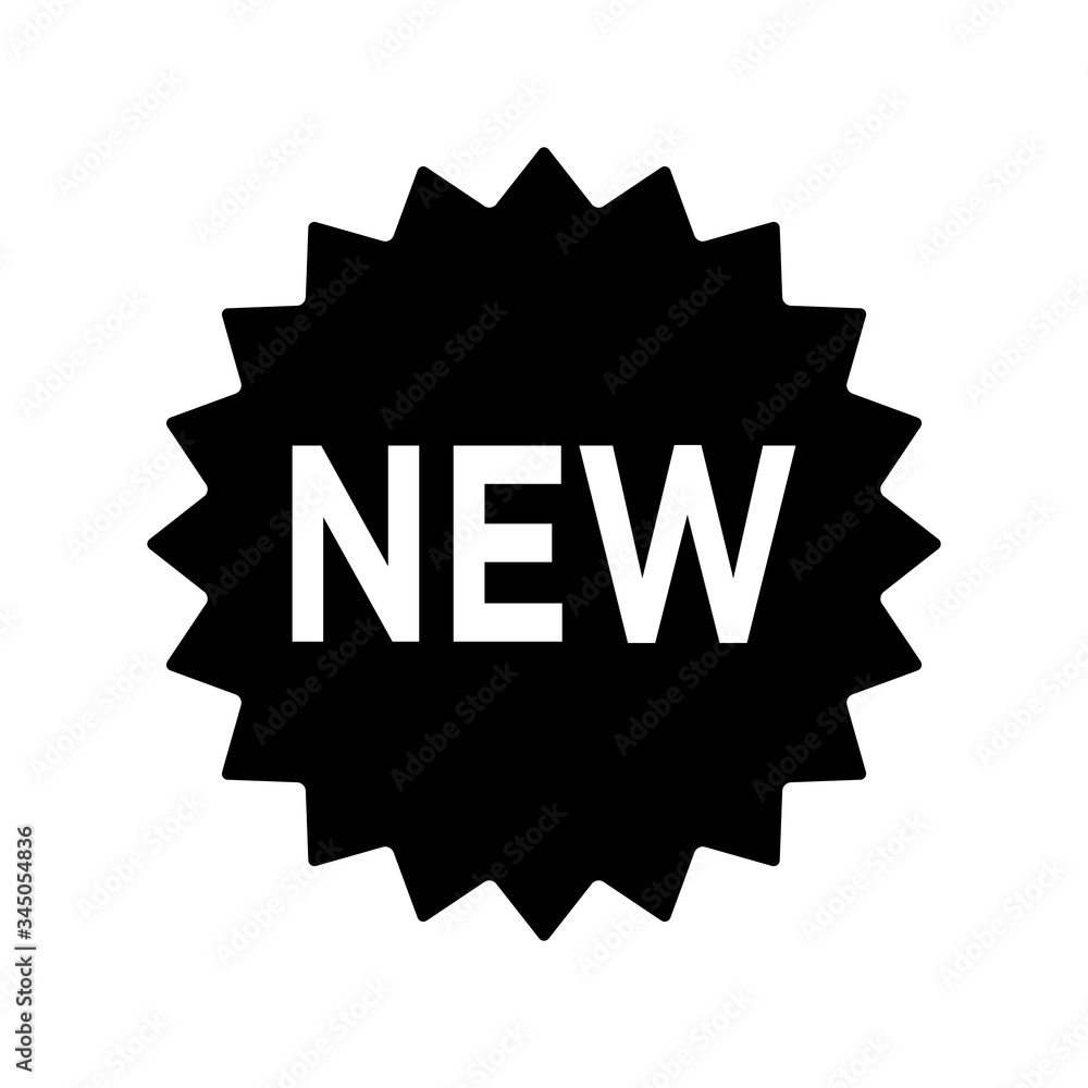new badge icon vector template new badge icon vector template