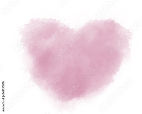 Abstract pink tones water color for background. 