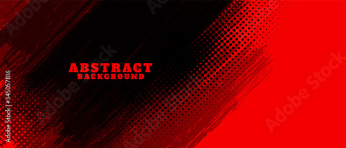 abstract red and black grunge background design