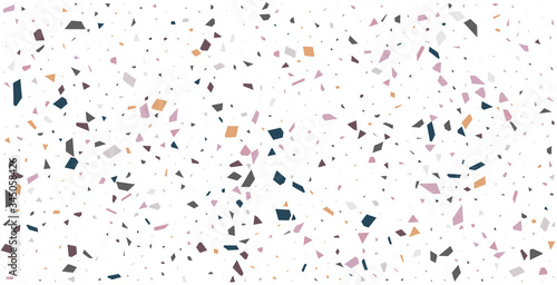 white terrazzo floor tile pattern abstract background