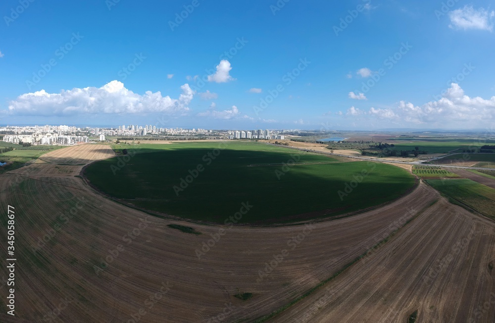 Center pivot irrigation and Circular agriculture in Israel 