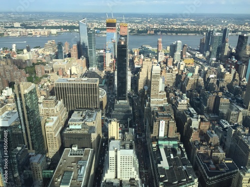 Aerial views of New York City