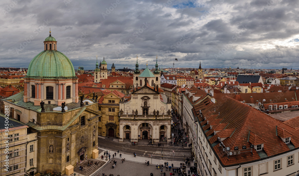 Prague Old Town Panoramic View