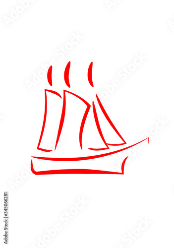 BOAT STYLE GRAPHIC LOGO DESIGN | LINEART
