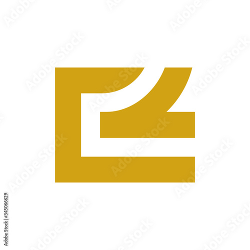 Initial letter CL monogram logo template, vector illustration design
