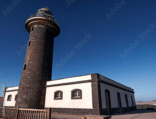 Der Leuchtturm Punta Jandia auf Fuerteventura nähe der Playa Cofete