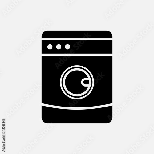 Laundry machine icon 