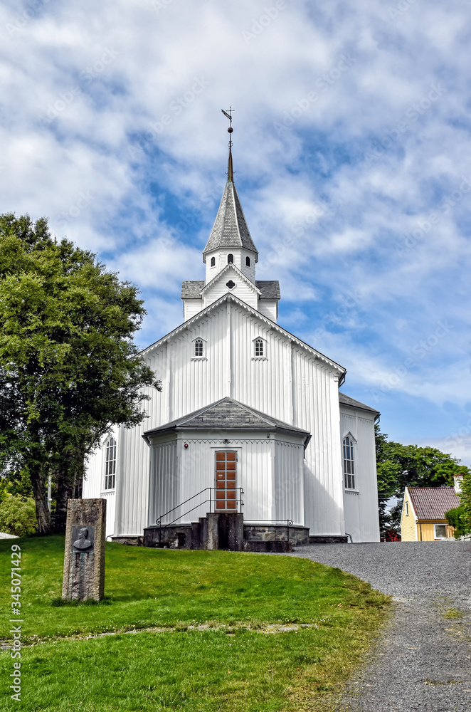 Skare Church in the Norwegian town of Haugesund