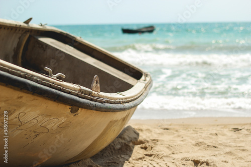 old fishing boat