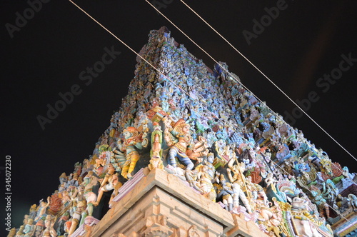 Meenakshi Amman Temple, Madurai, Tamil Nadu,  India