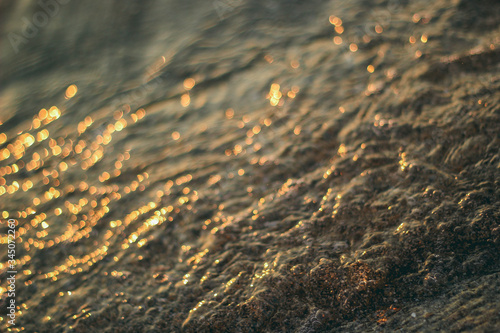 sunset on the beach