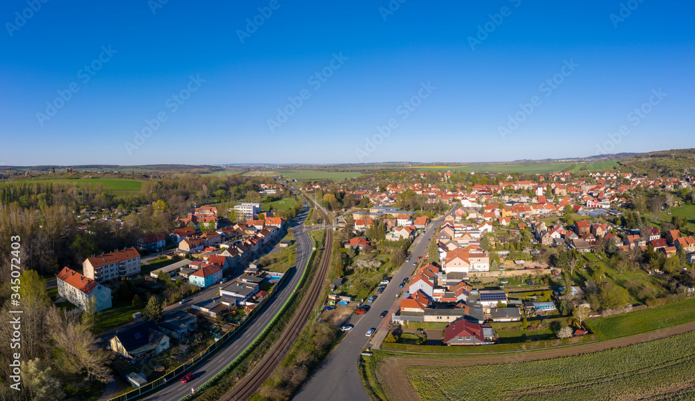 Fototapeta premium Thale im Harz Luftbilder Ortsteil Neinstedt