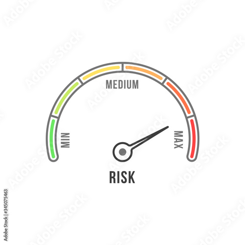 color risk meter icon