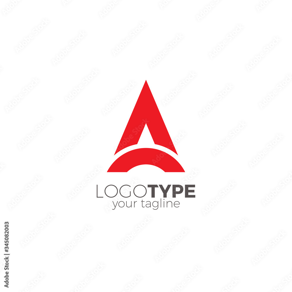 Letter A Simple Logo Design