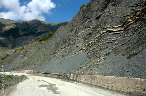 Greece, Epirus County, rock fromation photo