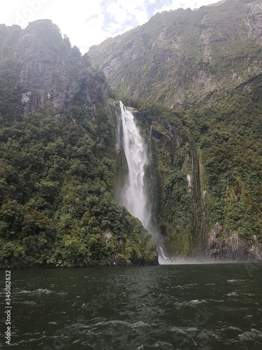 Fiordland Waterfall