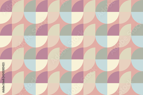 Vector seamless pattern background with shapes.