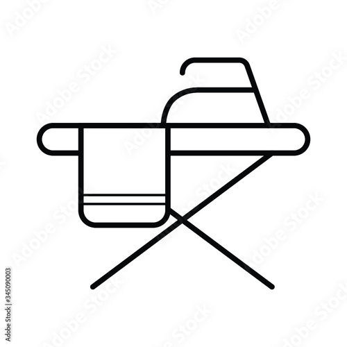 ironing board icon vector illustration