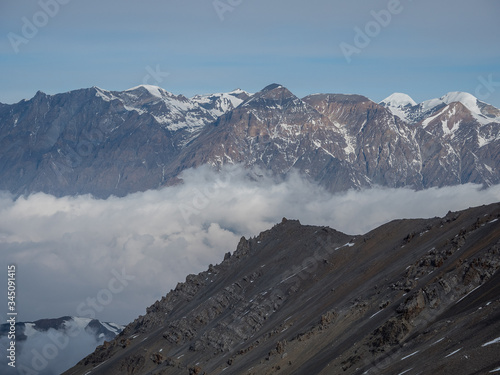 View of the pass Thorang La...