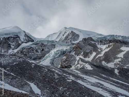 View of the pass Thorang La...
