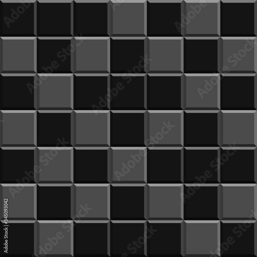 Minimal gray Geometric Square Mosaic Tile Pattern Texture