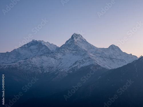 Annapurna South view from Poon Hill